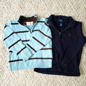 Two half-zip Sweaters